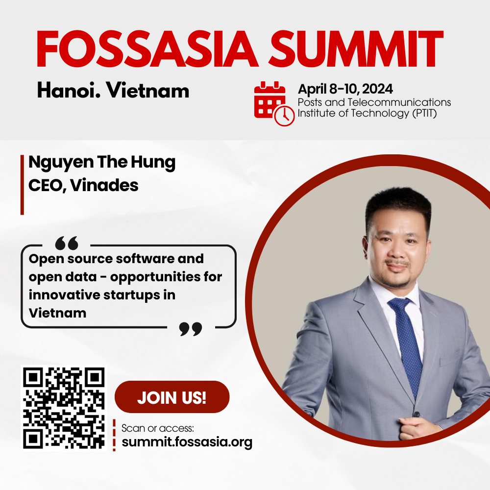 Thông tin về chủ đề diễn giả Nguyễn Thế Hùng sẽ chia sẻ trong FOSSASIA Summit 2024