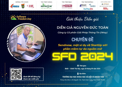 Chuyên đề tại SFD 2024: “Sendnow, một ví dụ về StartUp với phần mềm tự do nguồn mở”