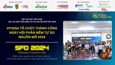 VFOSSA tổ chức thành công Ngày hội Phần mềm Tự do Nguồn mở 2024