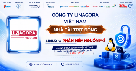 Công ty LINAGORA Việt Nam đồng hành cùng sự kiện Linux & Phần mềm Nguồn mở với vai trò Nhà tài trợ Đồng