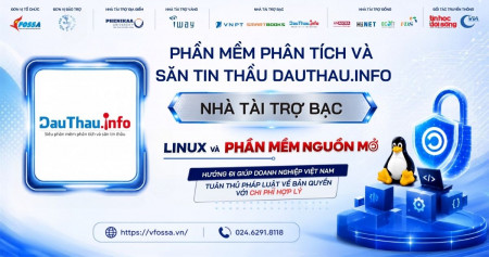 DauThau.info đồng hành cùng sự kiện Linux & Phần mềm Nguồn mở với vai trò Nhà tài trợ Bạc