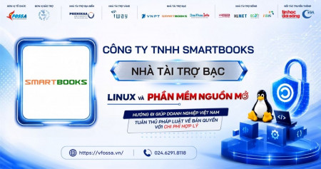 SmartBooks đồng hành cùng sự kiện Linux & Phần mềm Nguồn mở với vai trò Nhà tài trợ Bạc