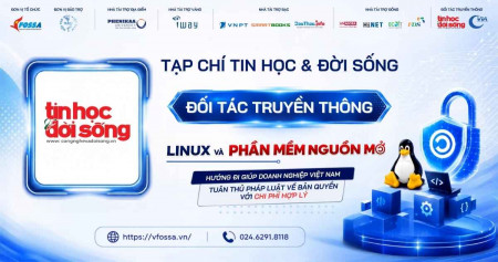 Tạp chí Tin học & Đời sống đồng hành cùng sự kiện Linux & Phần mềm Nguồn mở với vai trò Đối tác Truyền thông