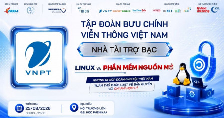 VNPT đồng hành cùng sự kiện Linux và Phần mềm nguồn mở với vai trò Nhà tài trợ Bạc