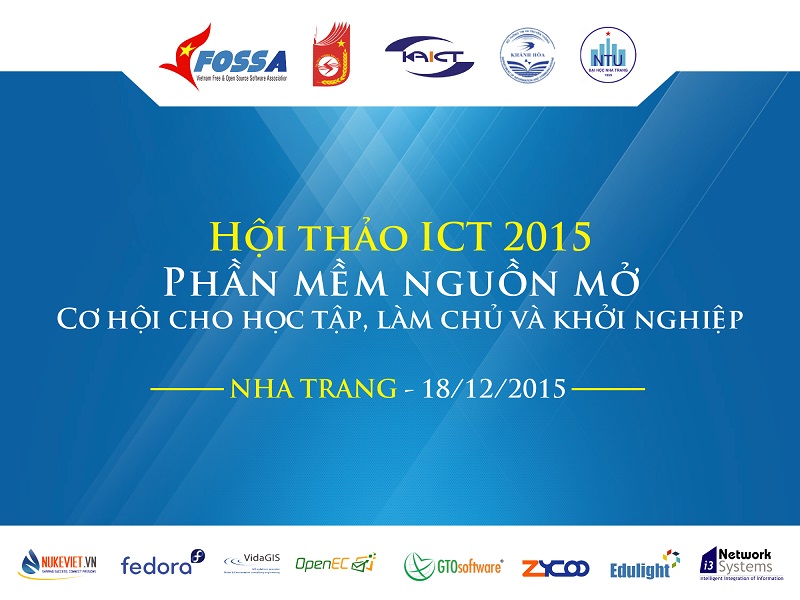 Toàn cảnh hội thảo ICT Nha Trang 2015