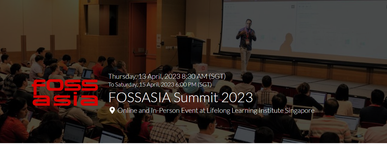 Đăng ký tham gia FOSSASIA Summit 2023