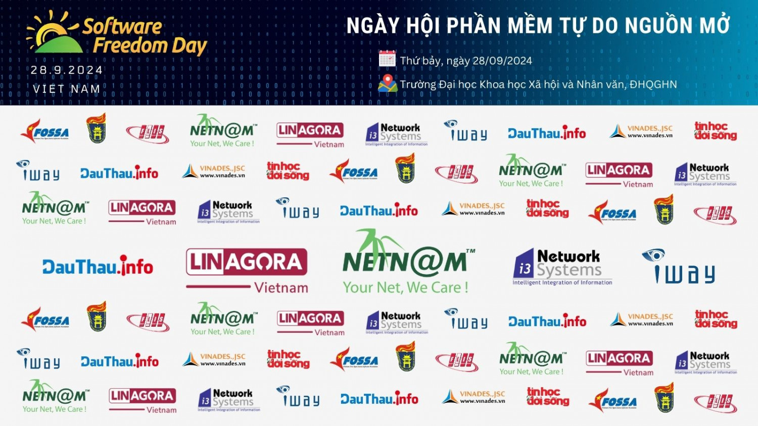 Các nhà tài trợ Ngày hội Phần mềm Tự do Nguồn mở (SFD) 2024