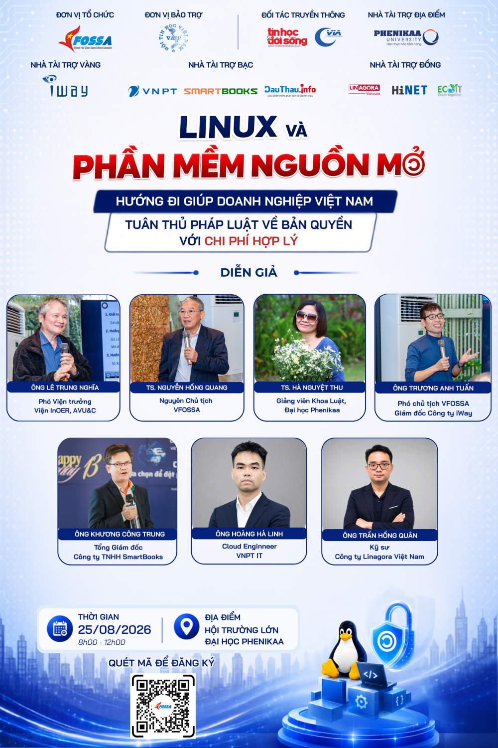 Quy tụ dàn chuyên gia hàng đầu tại Hội thảo VFOSSA 2026: Lời giải toàn diện cho vấn đề bản quyền phần mềm